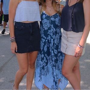 Lovestitch Blue Floral Maxi Dress